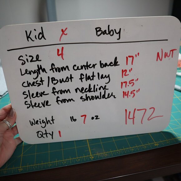 Jack & Nicole Thermal Tee Unisex 4 White Cute Casual Playful Playdate Lounge NWT - Picture 7 of 7